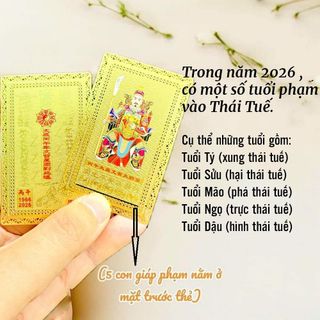 Kim Bài Thái Tuế 2026