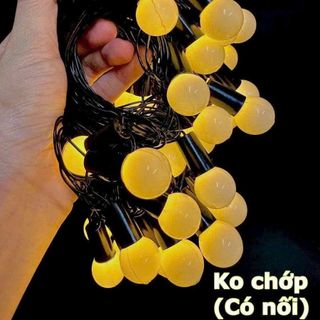 DÂY ĐÈN TRANG TRÍ BI BỌT VÀNG 10M KO CHỚP