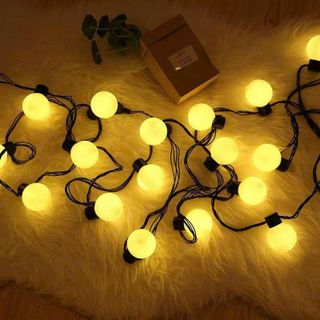 DÂY ĐÈN TRANG TRÍ BI BỌT VÀNG 10M KO CHỚP