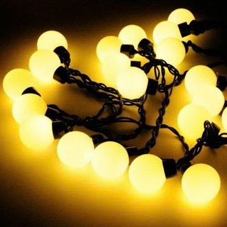 DÂY ĐÈN TRANG TRÍ BI BỌT VÀNG 10M KO CHỚP