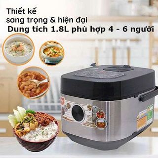 NỒI CƠM ĐIỆN TỬ NẮP GÀI 1,8L COMET CM8088