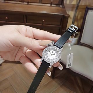 ĐỒNG HỒ NỮ CAO CẤP TROPARD L’heure  DÂY DA VIỀN ĐÁ XOÀN