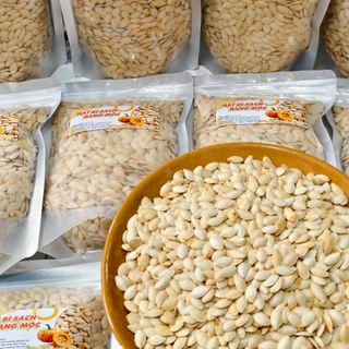 Hạt bí rang củi sạch túi 500g