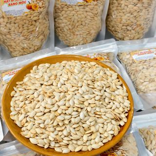 Hạt bí rang củi sạch túi 500g