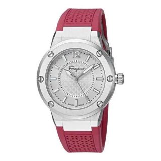 SIÊU SALE  ĐỒNG HỒ NỮ CAO CẤP SALVATHORE SILICONE ĐỎ NIỀNG THÉP