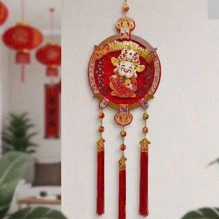 DẢI TREO THẦN TÀI GẬT ĐẦU CHÚC MỪNG NĂM MỚI