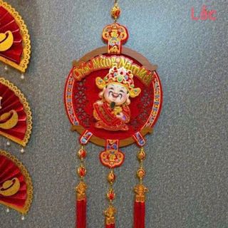 DẢI TREO THẦN TÀI GẬT ĐẦU CHÚC MỪNG NĂM MỚI