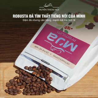 Cà Phê Chất Lượng Cao M’JA - 100% Robusta Đắk Lắk - Nguyên Chất - Rang Mộc - Premium - Túi 250gr
