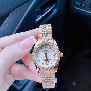 ĐỒNG HỒ NỮ CAO CẤP ROLET VIỀN HỘT SỐ LA MÃ