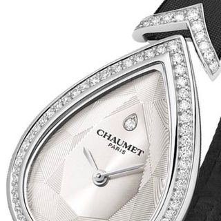 ĐỒNG HỒ NỮ SIÊU CẤP CHAU MET KIỀNG BẠC MẶT GIÁC CẮT VIỀN HỘT FULLBOX