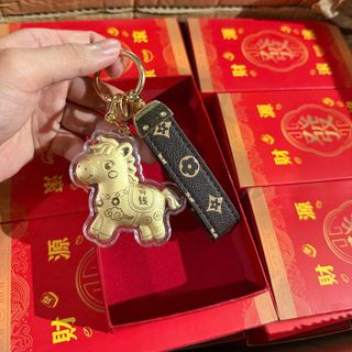 Móc Khóa Ngựa Vàng