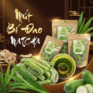 MỨT BÍ ĐAO MATCHA PHONG CÁCH NHẬT 500G - WINNIE HOUSE