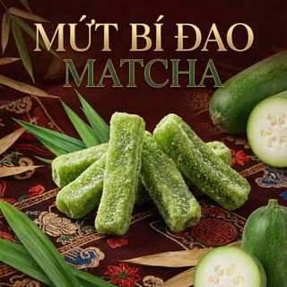 MỨT BÍ ĐAO MATCHA PHONG CÁCH NHẬT 500G - WINNIE HOUSE