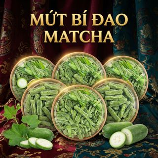 MỨT BÍ ĐAO MATCHA PHONG CÁCH NHẬT 500G - WINNIE HOUSE