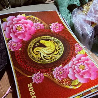 Thảm lót trang trí tết 2026