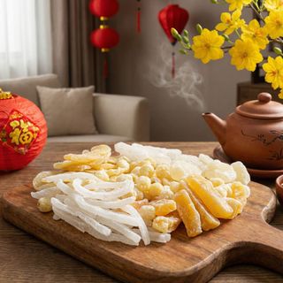 SET MỨT TRUYỀN THỐNG 6 VỊ, ÍT ĐƯỜNG - TINH HOA TẾT XƯA 700G - WINNIE HOUSE