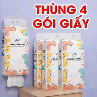 THÙNG 4 GÓI KHĂN GIẤY RÚT TOP GIA CAO CẤP