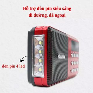 Loa Nghe Nhạc Usb, Thẻ Nhớ, Fm Craven Cr-65 Có Đèn Pin Cao Cấp