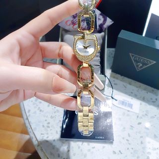 ĐỒNG HỒ NỮ CAO CẤP GUECC DÂY LẮC THÉP HỒNG VÀ VÀNG PHIÊN BẢN KỈ NIỆM