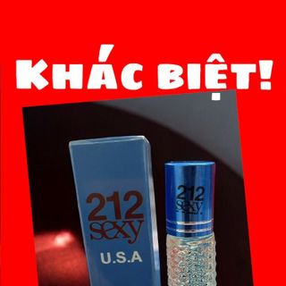 Tinh Dầu Nước Hoa 212 Sexy Nữ Dạng Lăn 10ml