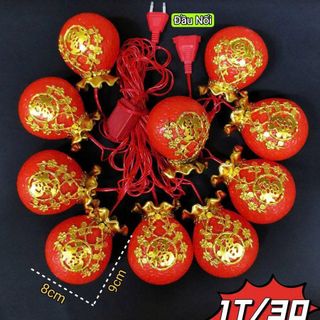 DÂY LỒNG ĐÈN TÚI TIỀN CHỮ PHÚC SIZE 10CM