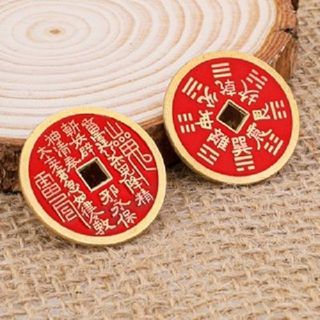 ĐỒNG XU CHU SA PHONG THUỶ MAY MẮN BÌNH AN