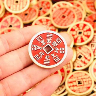 ĐỒNG XU CHU SA PHONG THUỶ MAY MẮN BÌNH AN