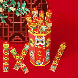 BỘ LÌ XÌ 12 THANH GIEO QUẺ