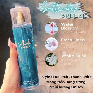 Xịt Thơm Toàn Thân Into The Night – Hương Ngọt Quyến Rũ, Sang Trọng Dùng Buổi Tối 236ml XỊT THƠM BODY MIST Victoria Fleur 236ml Victoria's Fleur