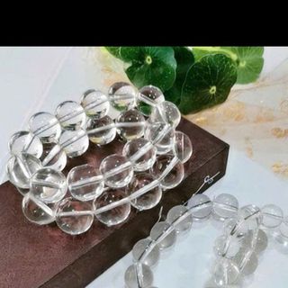 Chuỗi đeo tay phong thủy 12ly đẹp màu trong suốt nhe