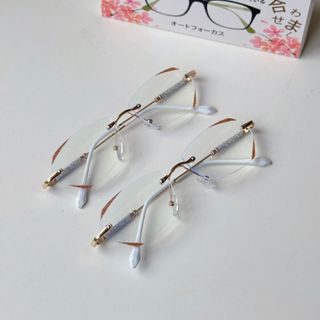 Kính đọc sách chống ánh sáng xanh không viền sang trọng, thời trang, trẻ trung, bảo vệ mắt, zoom thông minh dành cho nữ