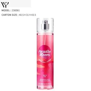 XỊT THƠM BODY MIST Victoria Fleur 236ml Victoria's Fleur LIQUID COCONUT, FLOATING NEROLI, NECTAR WAVE, PARADISE BLOOM, TROPIC PALM, SUNSET SORBET, BRONZED COCONUT, STRAWBERRY POUND CAKE, COCONUT CREAM PIE, MERRY COOKIE, HOT COCOA CREAM, BOMBSHELL NEW YORK