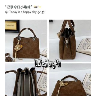 Túi xách tay đeo vai đeo chéo cao cấp hàng Quảng Châu chất liệu da Pu loại 1 ép vải nhung