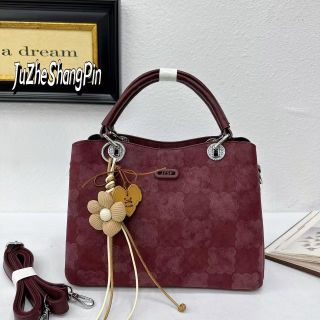 Túi xách tay đeo vai đeo chéo cao cấp hàng Quảng Châu chất liệu da Pu loại 1 ép vải nhung