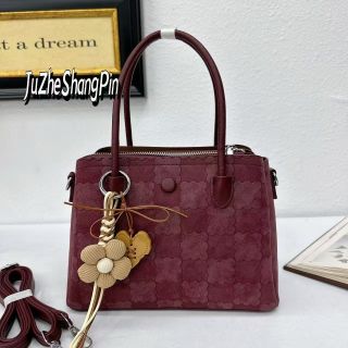 Túi xách tay đeo vai hàng Quảng Châu chất liệu da Pu loại 1 ghép vải nhung sang trọng