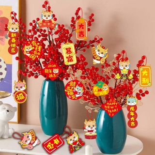 SET 18 CHI TIẾT TREO TRANG TRÍ TẾT