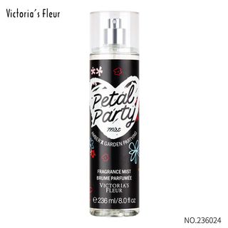 XỊT THƠM BODY MIST Victoria Fleur 236ml Victoria's Fleur STEEL, COAST, BARE VANILLA, VELVET PETALS, LOVE SPELL, PURE SEDUCTION, CITRUS CHILL, TROPICAL SPRITZ, COCONUT GRANITA, MELON SORBET, MIDNIGHT PETALS, FORBIDDEN BERRIES