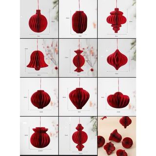 LỒNG ĐÈN GIẤY TREO CÂY (16 mẫu)