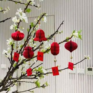 LỒNG ĐÈN GIẤY TREO CÂY (16 mẫu)