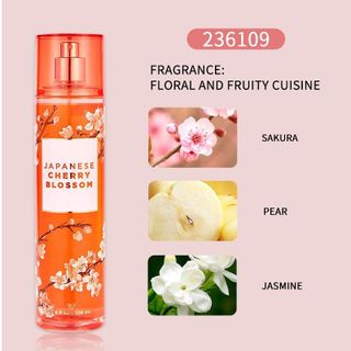 Xịt Thơm Toàn Thân Japanese Cherry Blossom – Hương Hoa Anh Đào, Lê & Nhài Ngọt Ngào 236ml XỊT THƠM BODY MIST Victoria Fleur 236ml Victoria's Fleur