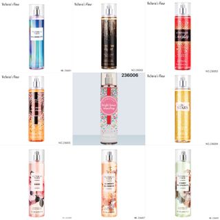 XỊT THƠM BODY MIST Victoria Fleur 236ml Victoria's Fleur SWEET SUMMER, 24K COCONUT, CONFETTI POP, VANILLE, ROSE, CERISIER, THE BLANC, YUZU, BEACH COCONUT, PASSIONFRUIT BANANA FLOWER, TROPICAL VANILLA CHERIMOYA, PINK LILY BAMBOO