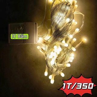 DÂY ĐÈN TRANG TRÍ V5 10M 70 BÓNG SÁNG VÀNG