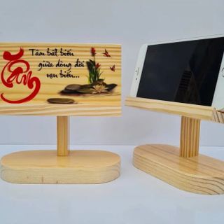 Kệ Điện Thoại Gỗ được gia công từ gỗ