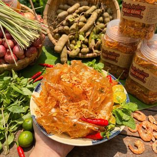 BÁNH TRÁNG DẺO TÔM PHƠI SƯƠNG FULL TOPPING SIÊU CUỐN 400G - WINNIE HOUSE