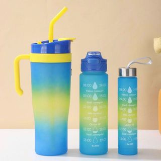 SET 3 BÌNH NƯỚC THỂ THAO CÓ TAY CẦM