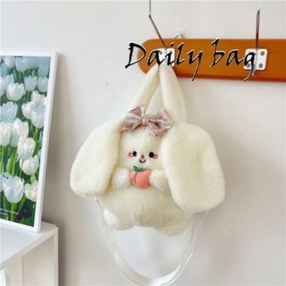 TÚI THỎ BÔNG ÔM HOA QUẢ, NHẸ, ĐÁNG YÊU, DỄ PHỐI ĐỒ - PIPI STORE