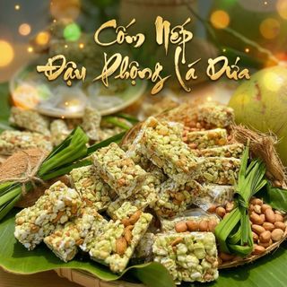 CỐM NẾP ĐẬU PHỘNG LÁ DỨA CỐT DỪA TUỔI THƠ 1KG - WINNIE HOUSE