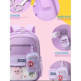 BALO LABUBU CHO BÉ KÈM VÍ – FORM ĐẸP, BỀN CHẤT OXFORD, ĐỰNG GỌN SÁCH VỞ A833 - PIPI STORE