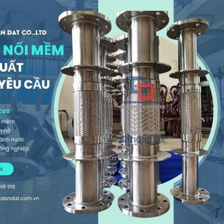 Khớp nối mềm kim loại/ Khớp nối mềm inox 304/ Khớp nối mềm inox lắp bích/ Khớp nối mềm inox chịu nhiệt cao