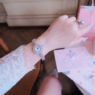 ĐỒNG HỒ NỮ CHÍNH HÃNG BRIDE TALK MẶT TRÒN MINI FULL ĐÁ SWAROSKI FULLBOX